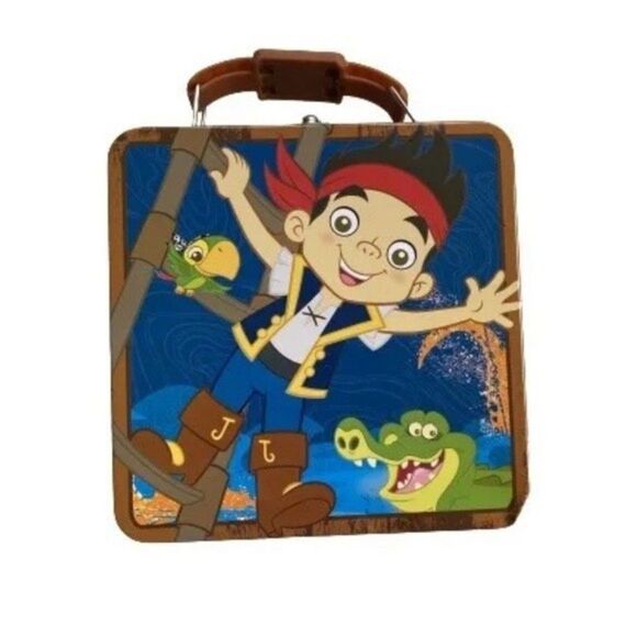 Disney Jake And The Neverland Pirates "High Seas" Metal Lunch Box - Picture 1 of 9